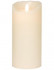 Sompex Flame LED Echtwachskerze  elfenbein  8 x 18cm